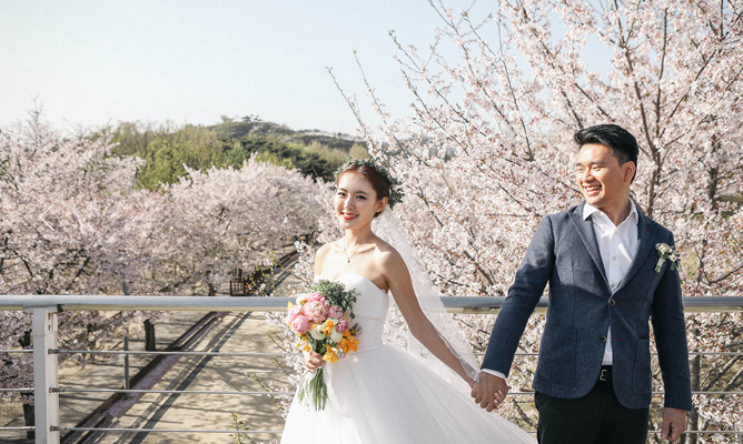 Korea Wedding Photographers Onethreeonefour Pre Wedding Photos Instead Try Heading To Seoul Forest Dream Or Seonyudo Park For A Quieter Atmosphere With Equally Beautiful Cherry Blossoms
