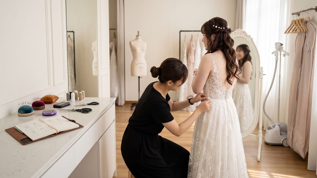 Gown selection and fitting