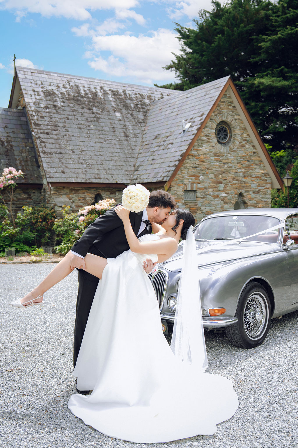 Vintage car elopement New Zealand