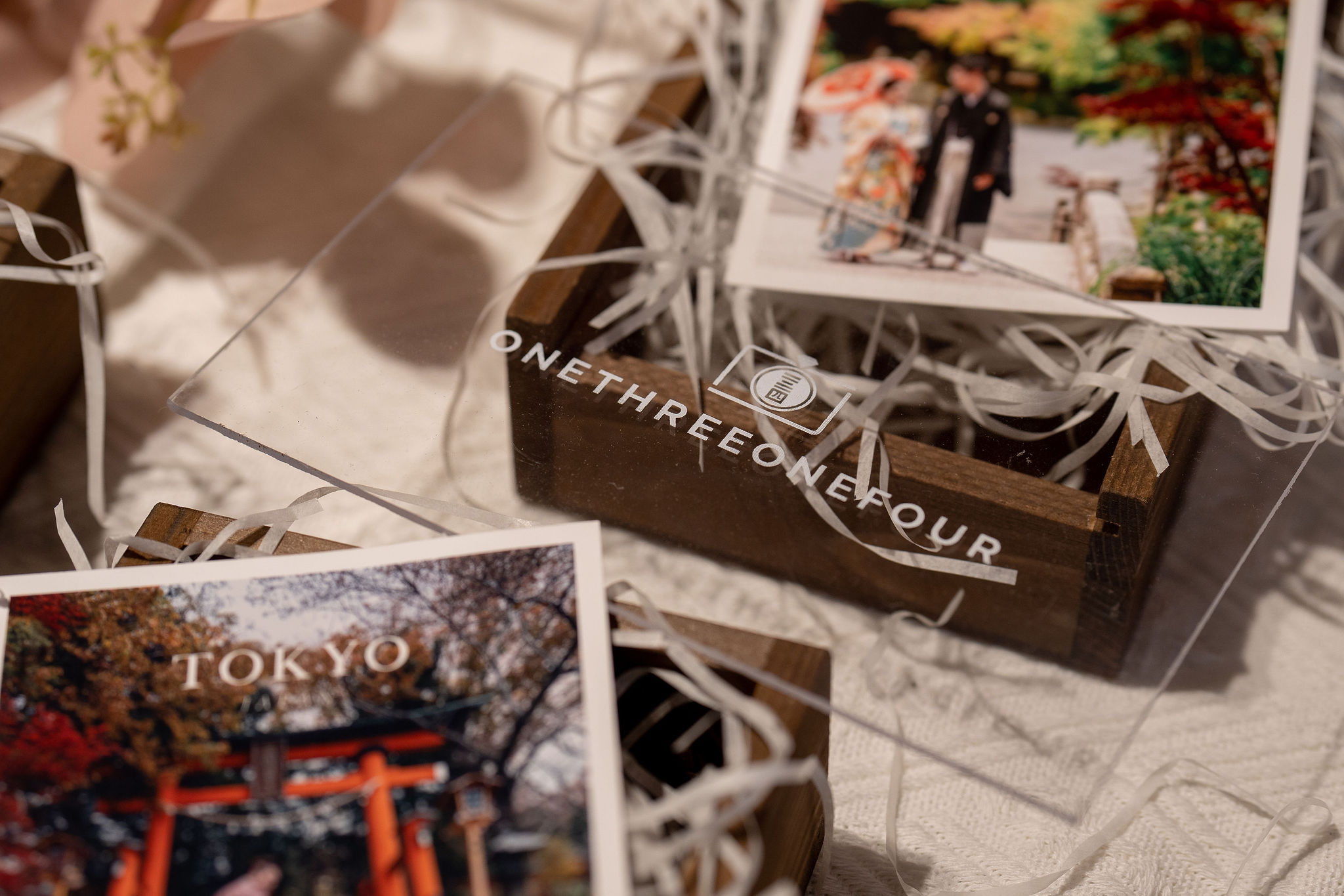 Keepsake box with prints