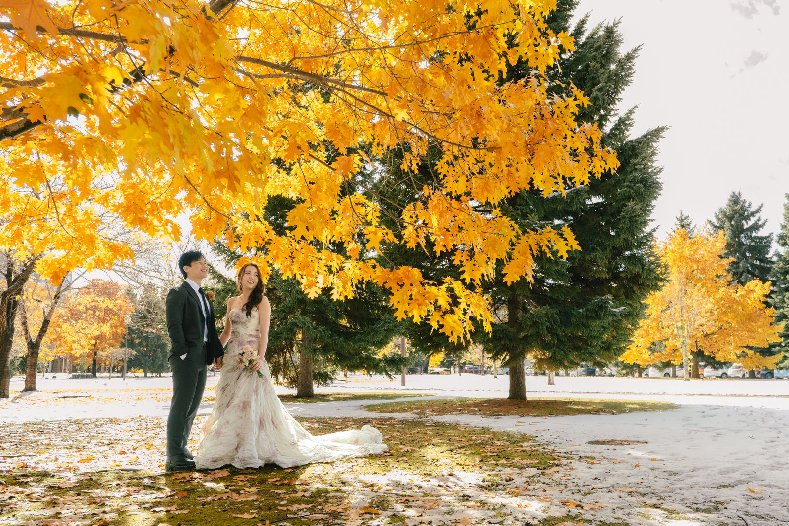 Hokkaido autumn pre-wedding