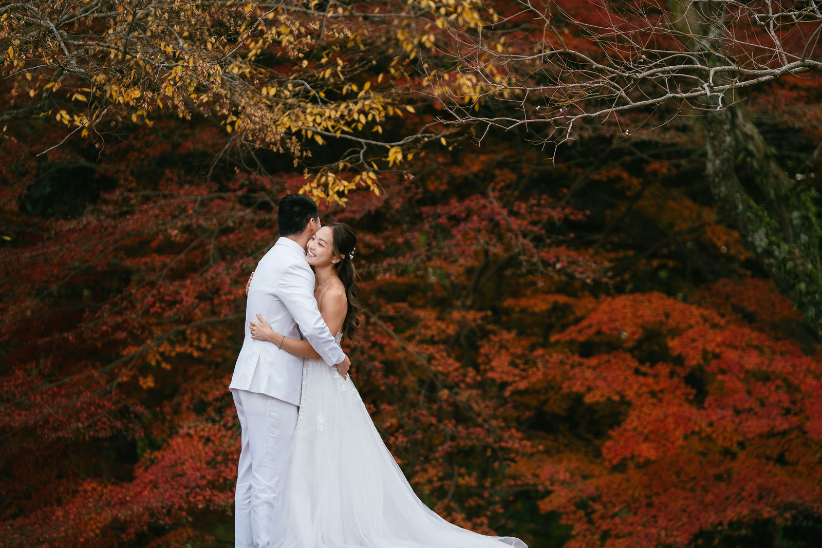 Kyoto autumn pre-wedding