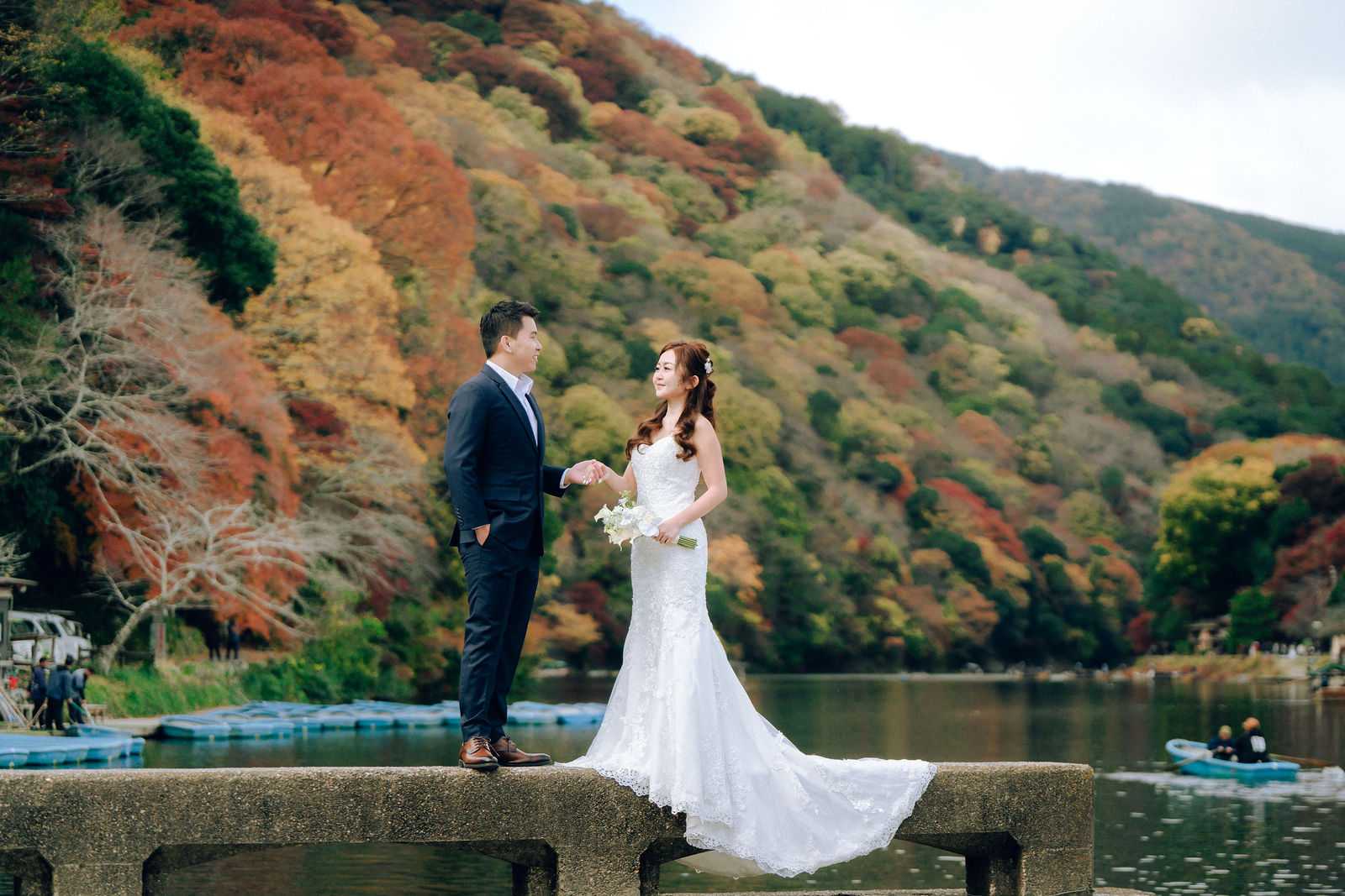 Arashiyama lake Kyoto