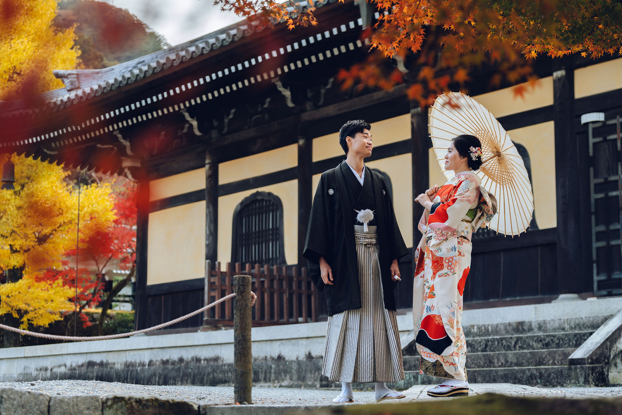 Kyoto autumn pre-wedding