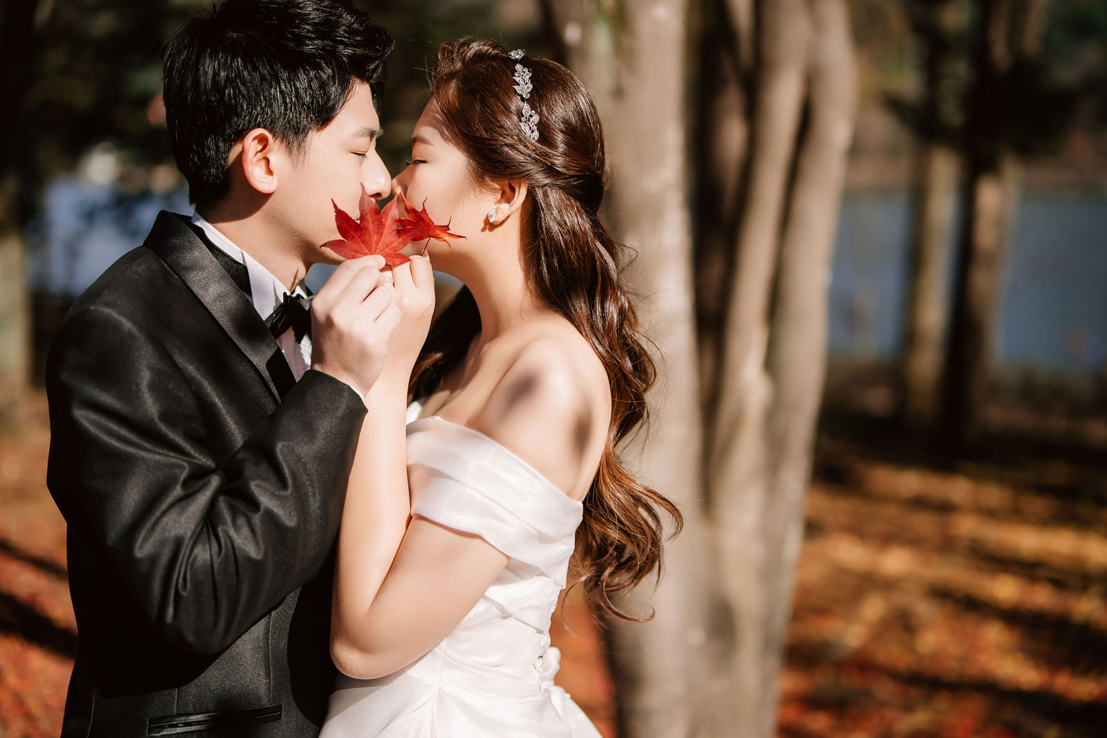 Nami Island autumn pre-wedding