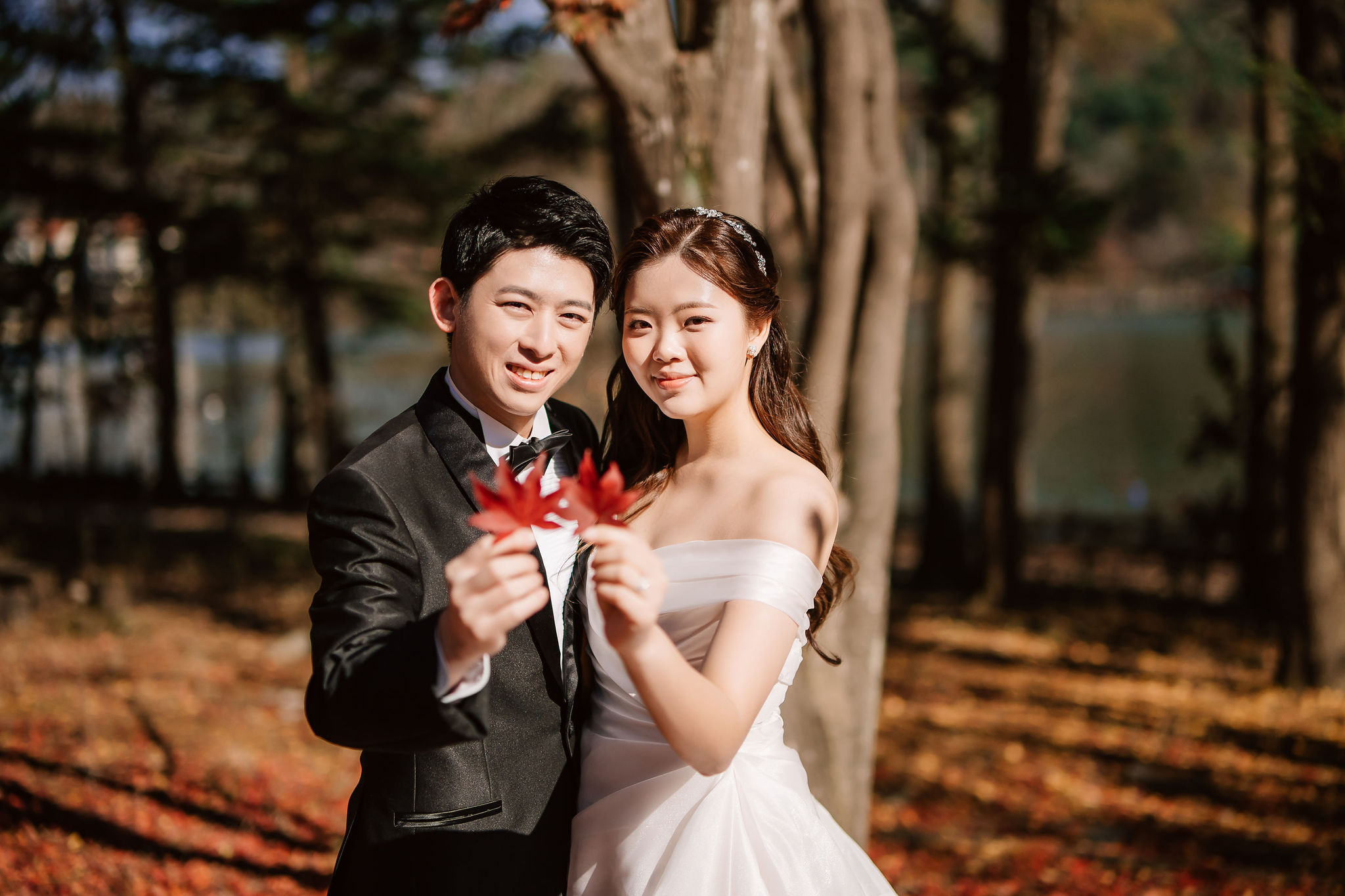 Nami Island autumn pre-wedding